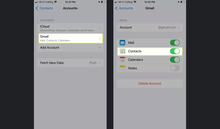 Как перенести контакты с iPhone на Android 2