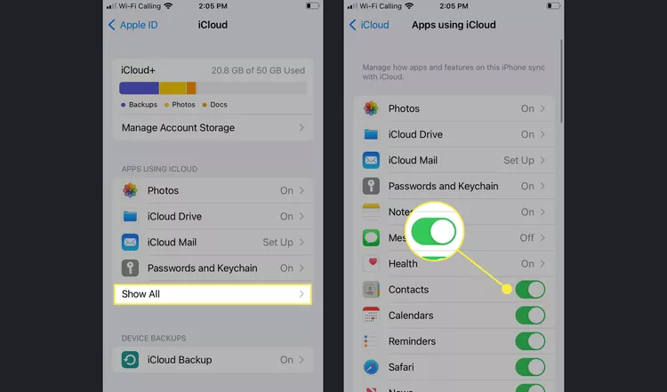 Как перенести контакты с iPhone на Android 8