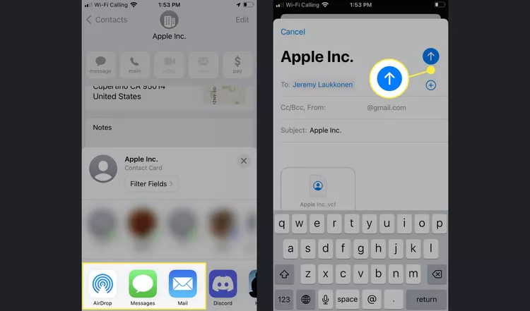 Как перенести контакты с iPhone на Android 13