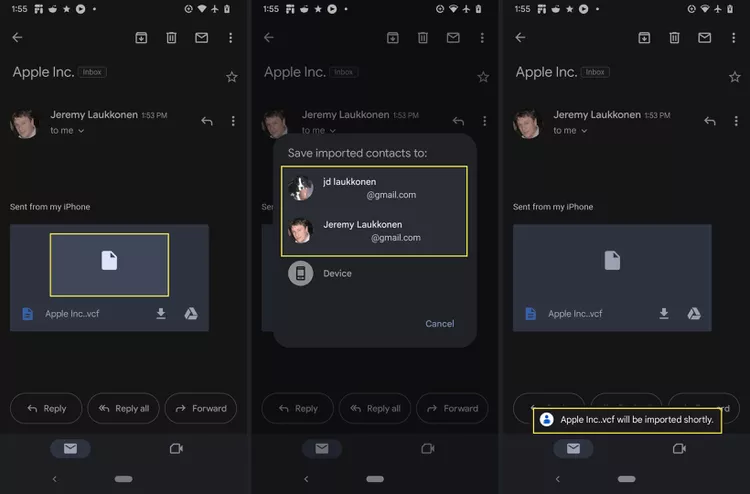 Как перенести контакты с iPhone на Android 14